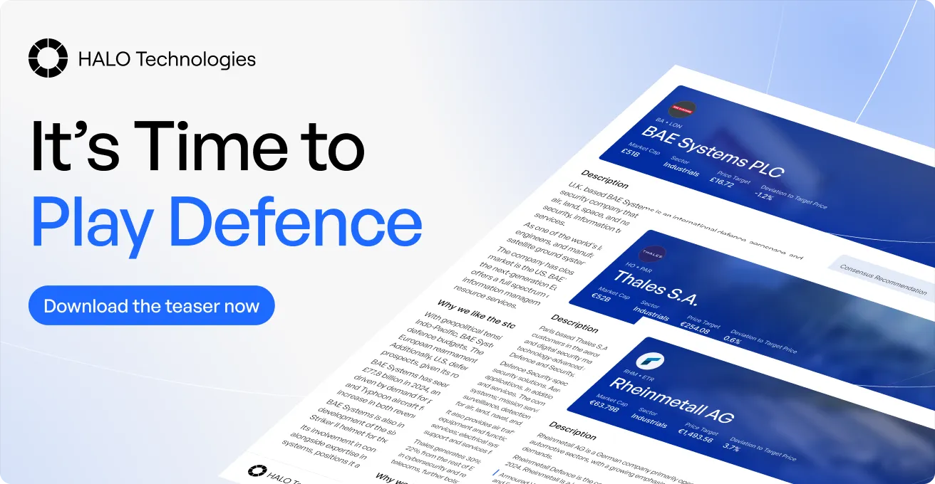 It’s Time to Play Defence: Three European Defence Stocks Backed by a Global Supercycle